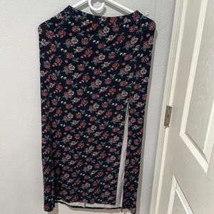 Hollister floral maxi skirt